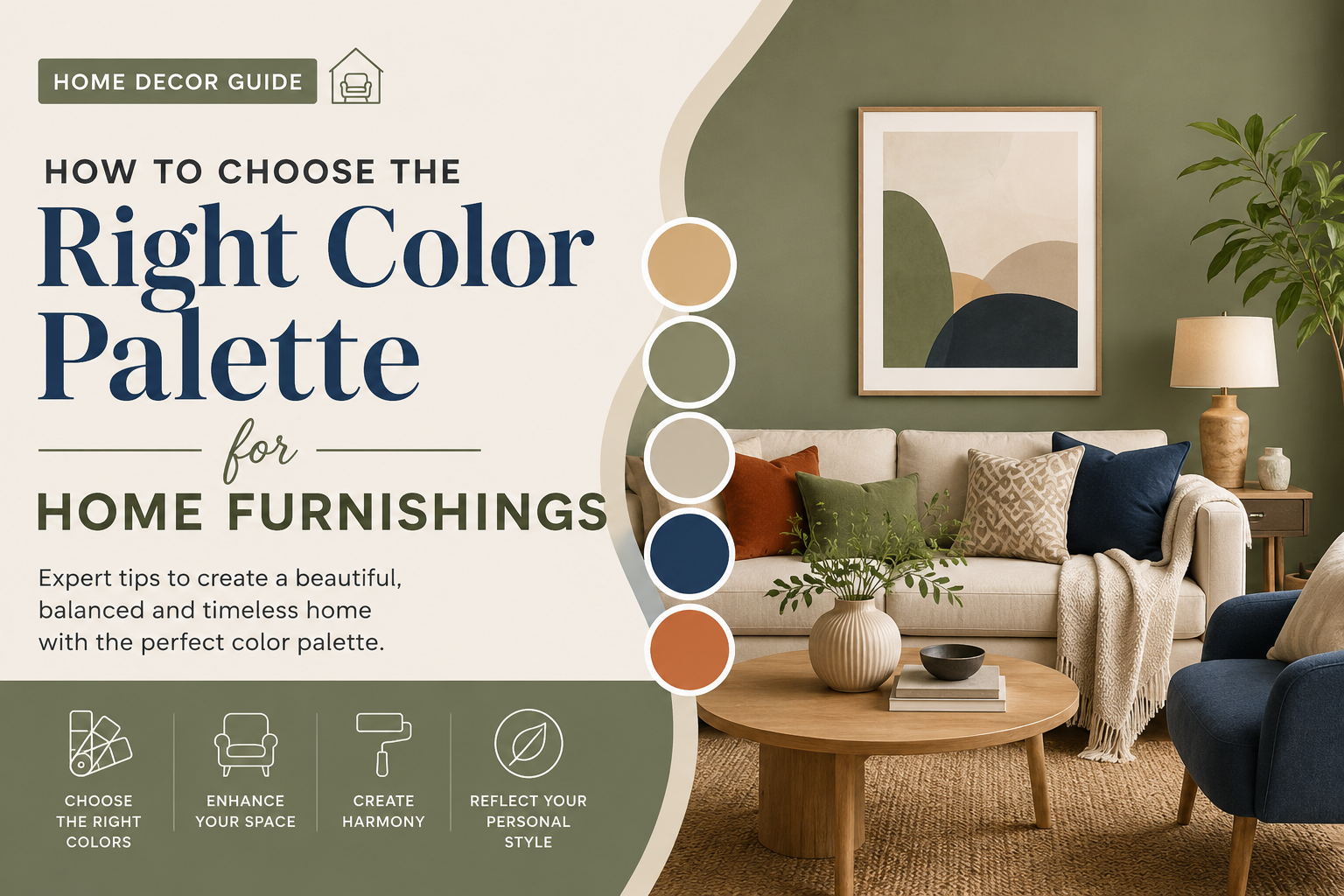 Read more about the article How to Choose the Right Color Palette for Home Furnishings